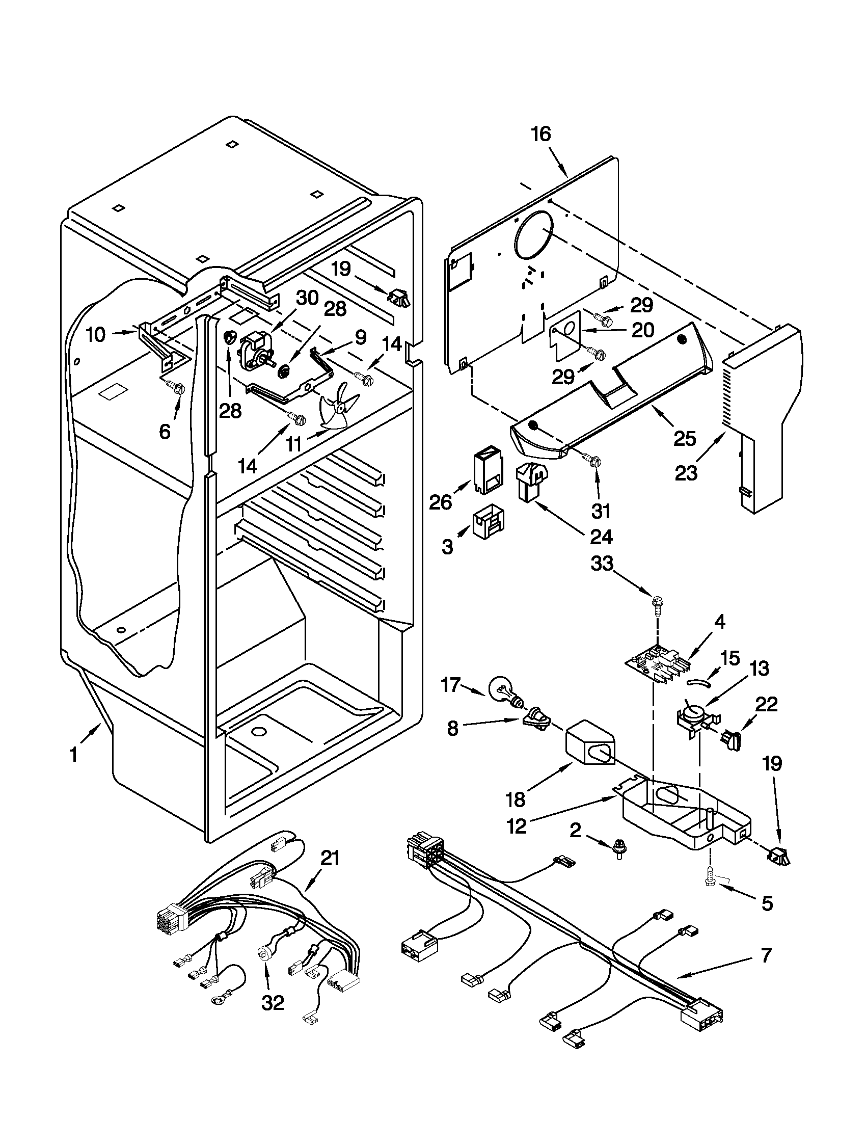 Whirlpool W8RXEGMWQ00 liner parts diagram