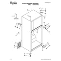 Whirlpool W8RXNGMWD02 cabinet parts diagram