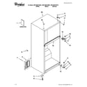 Whirlpool W8TXNGFWT01 cabinet parts diagram