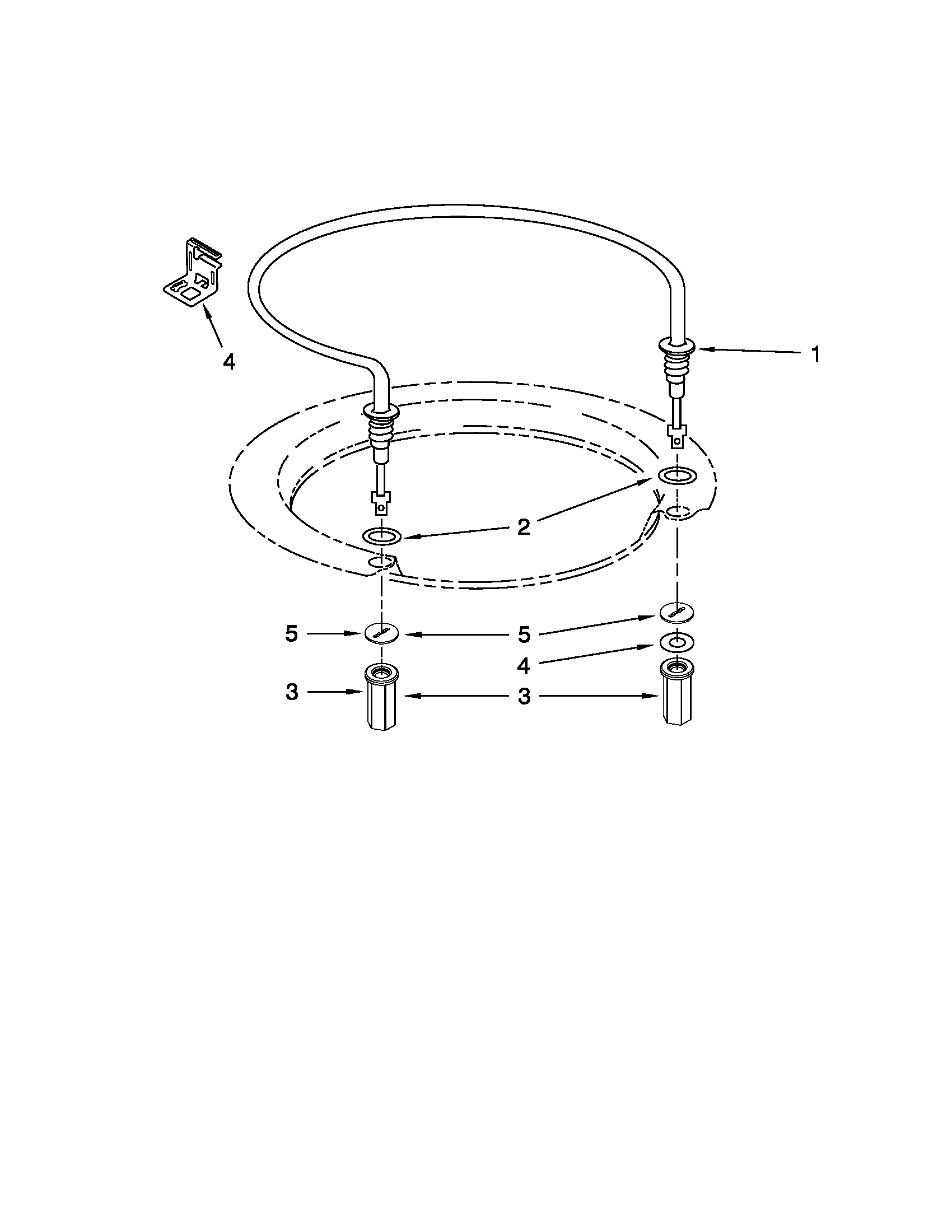 Whirlpool 7WDT770PAYW2 heater parts diagram