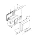 KitchenAid KESK901SSS08 door parts diagram