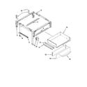 KitchenAid KESK901SSS08 drawer parts diagram