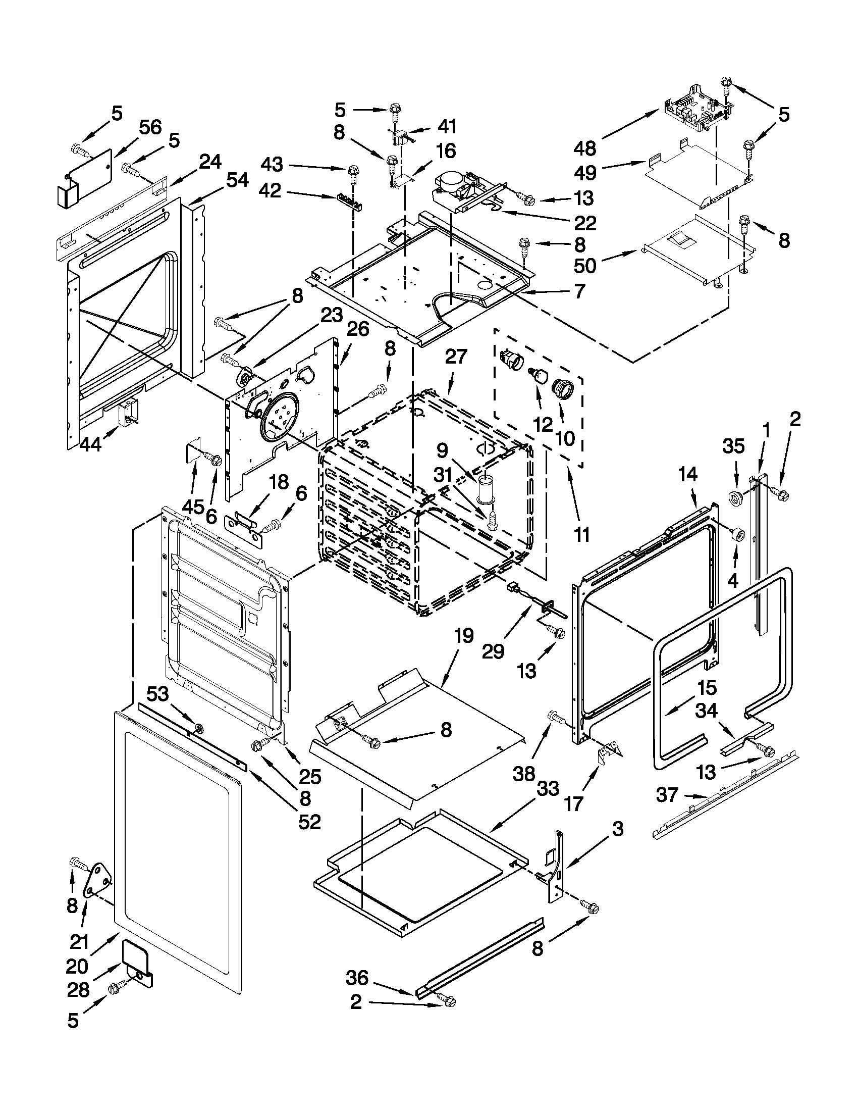 KitchenAid YKESS908SS05 oven parts diagram