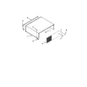 Jenn-Air JF42NXFXDW02 top grille and unit cover parts diagram