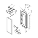 Jenn-Air JF42NXFXDW02 refrigerator door parts diagram