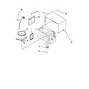 KitchenAid YKCMS1555RWH1 oven cavity parts diagram