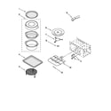 KitchenAid KEMS308SWH04 internal microwave parts diagram