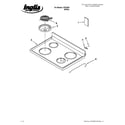 Inglis IVP33801 cooktop parts diagram