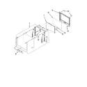 Whirlpool WOS92EC0AH00 oven door parts diagram