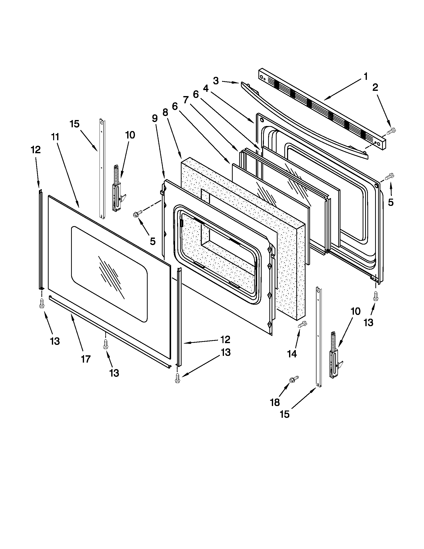 Amana AGR5844VDS4 door parts diagram