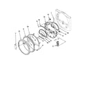 Maytag MDG25PDAWW1 door parts diagram