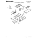 KitchenAid KGRS208XSS0 cooktop parts diagram