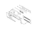 KitchenAid KGRS208XSS0 control panel parts diagram