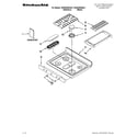 KitchenAid KGRS208XBL1 cooktop parts diagram