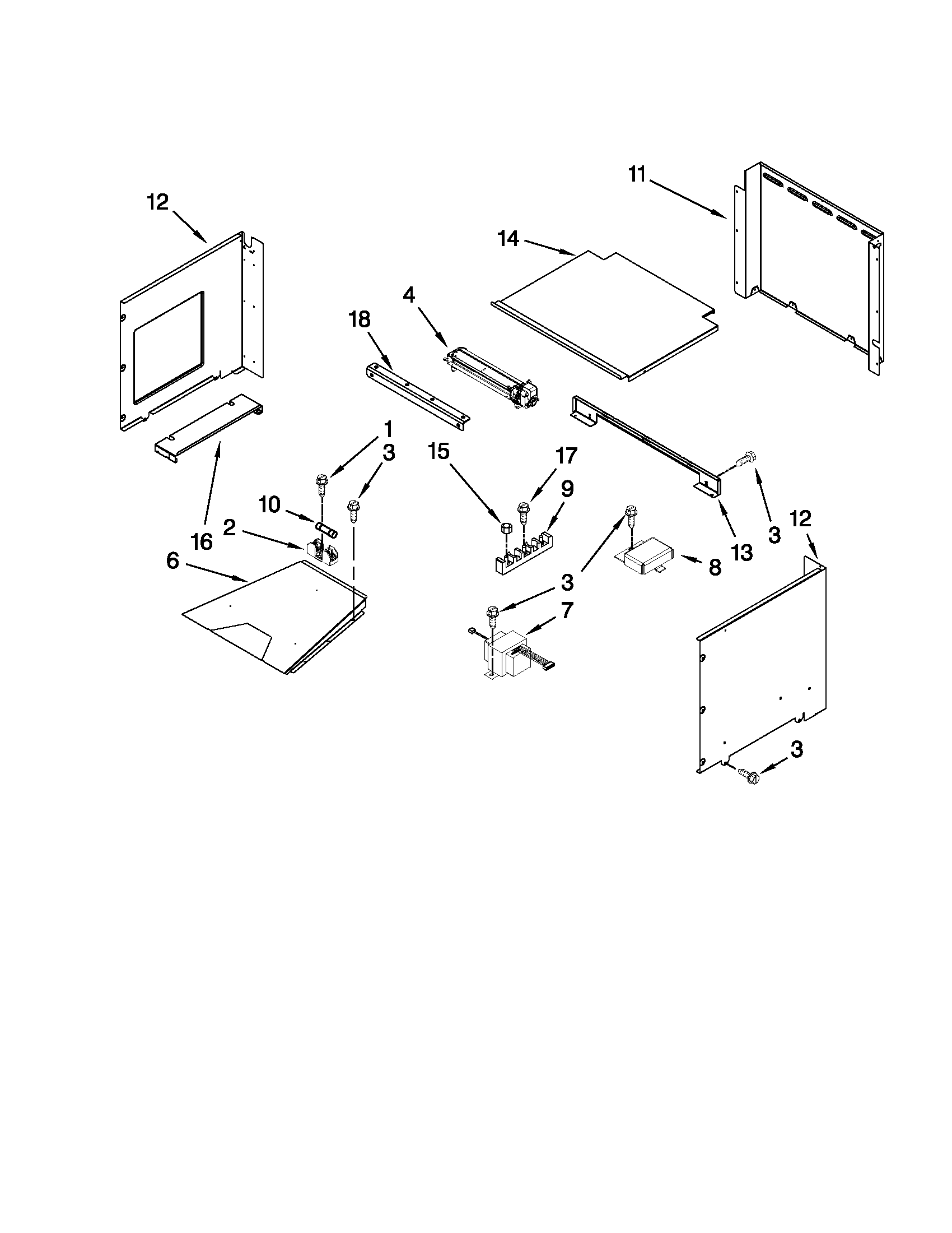 KitchenAid KEMS308SBL05 top venting parts diagram