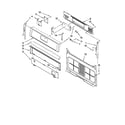 Whirlpool WFG524SLAS0 control panel parts diagram