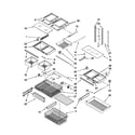 Whirlpool GX5FHTXVY08 shelf parts diagram