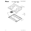 Amana AER5823XCW1 cooktop parts diagram