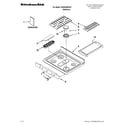 KitchenAid KGRS308XSS1 cooktop parts diagram