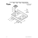 Whirlpool WFG361LVQ3 cooktop parts diagram