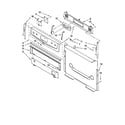 Whirlpool WFG361LVQ3 control panel parts diagram