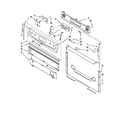 Whirlpool WFG374LVQ3 control panel parts diagram