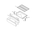 Whirlpool WFG374LVQ3 drawer & broiler parts diagram