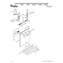 Whirlpool WDT710PAYE2 door and panel parts diagram