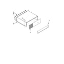 KitchenAid KBLO36FTX05 top grille and unit cover parts diagram
