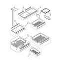 KitchenAid KBLO36FTX05 shelf parts diagram
