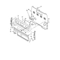 Amana AER5524XAD1 control panel parts diagram