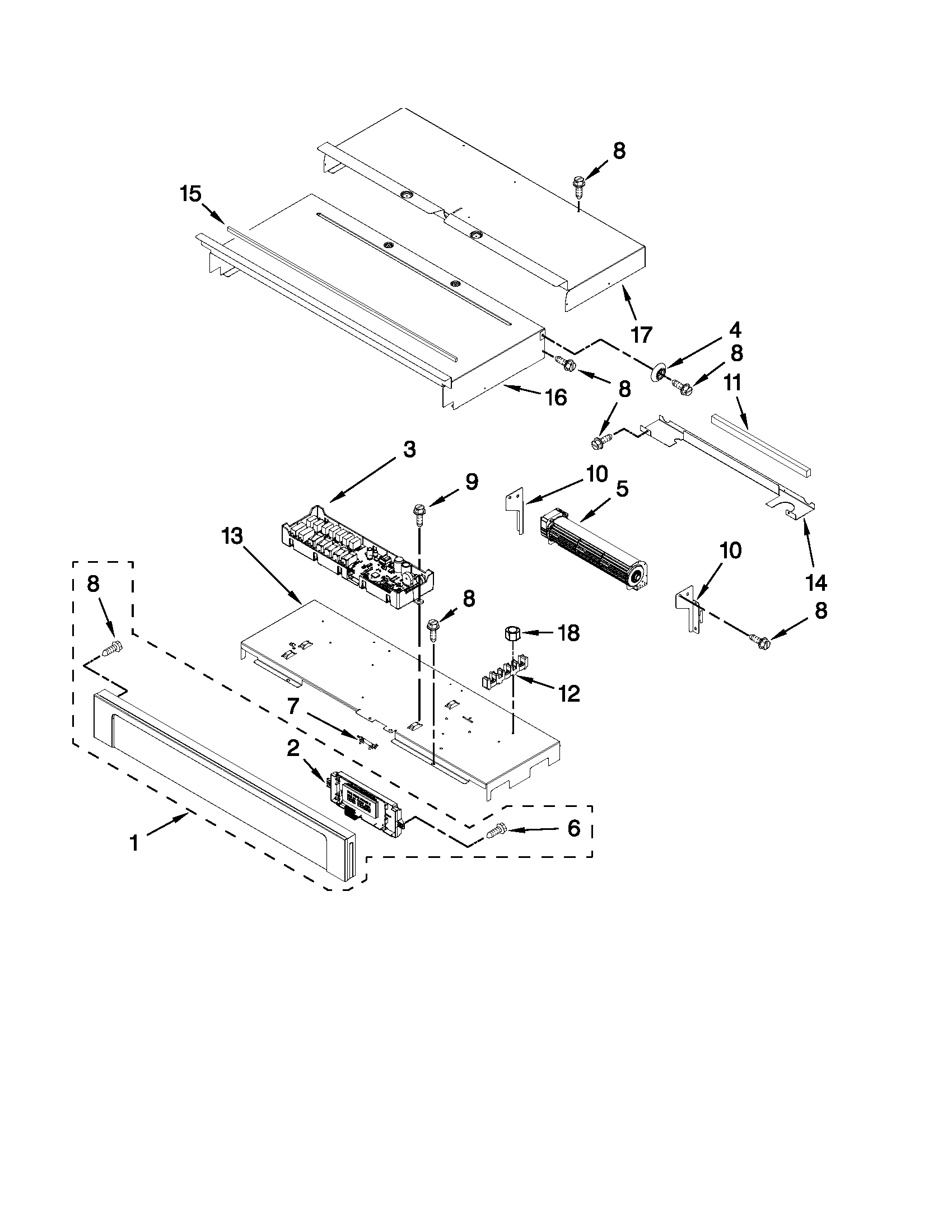 Maytag MEW9527AW00 control panel parts diagram