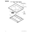 Maytag YMER7651WW2 cooktop parts diagram