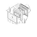 Maytag YMER7651WW2 door parts diagram