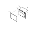 Maytag MFF2258VEM7 freezer door parts diagram