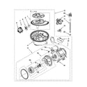 Maytag MDB4709AWQ0 pump and motor parts diagram