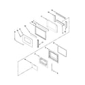 Jenn-Air JJW9430DDB13 lower oven door parts diagram