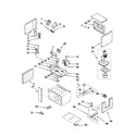 Jenn-Air JMW2330WB01 cabinet and stirrer parts diagram