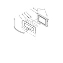Jenn-Air JMW2430WB01 microwave door parts diagram