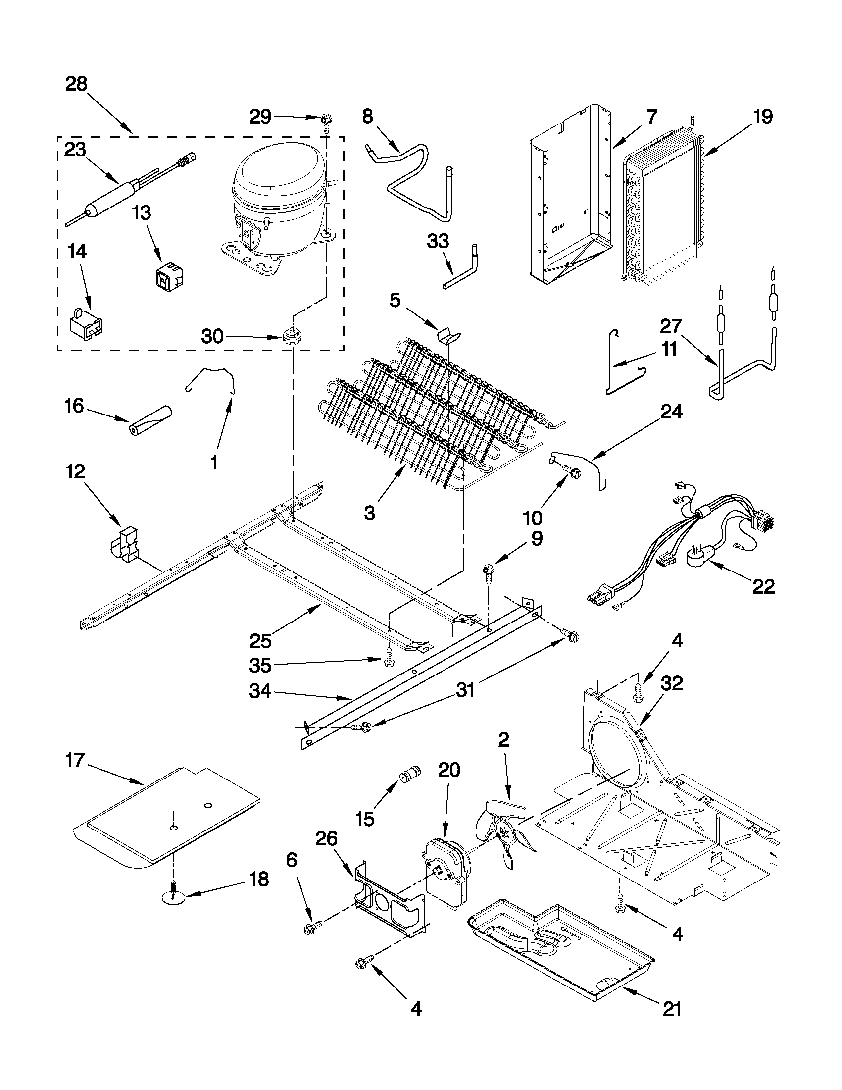Maytag MSD2542VEU00 unit parts diagram
