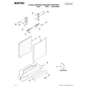 Maytag MDB7609AWS1 door and panel parts diagram