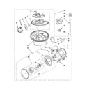 Maytag MDB7609AWS1 pump and motor parts diagram