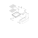 Jenn-Air JES8850CAF01 drawer and rack parts diagram