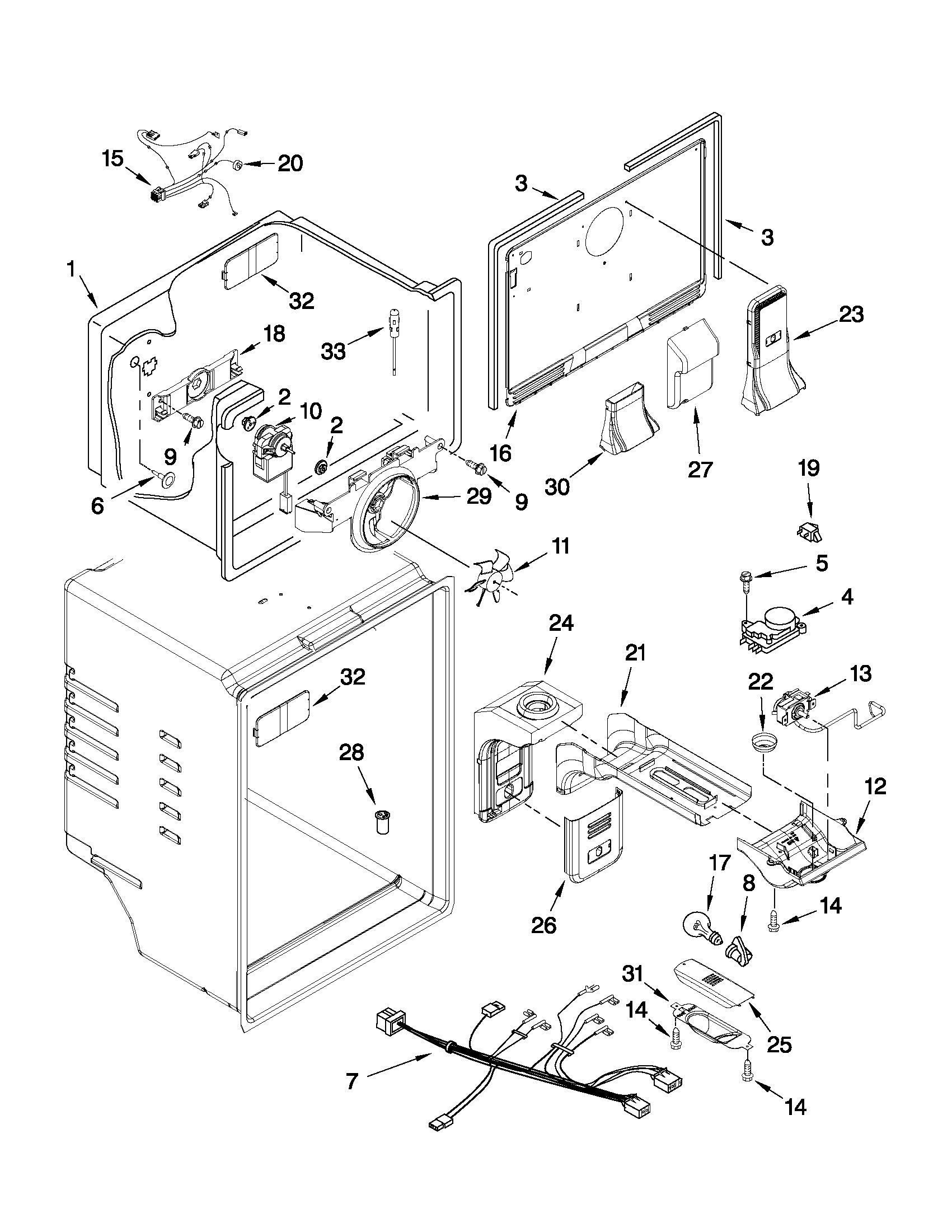 Maytag 5VM9BXGFYW00 liner parts diagram