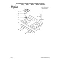 Whirlpool WFG361LVB1 cooktop parts diagram