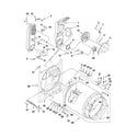 Whirlpool WGD4800XQ0 bulkhead parts diagram