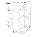 Whirlpool WRT3L9SZYB00 cabinet parts diagram