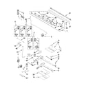 KitchenAid KGRS505XBL03 manifold parts diagram