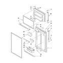 Whirlpool WRT1L1TZYB00 door parts diagram