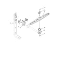 Whirlpool DU1030XTXS2 upper wash and rinse parts diagram